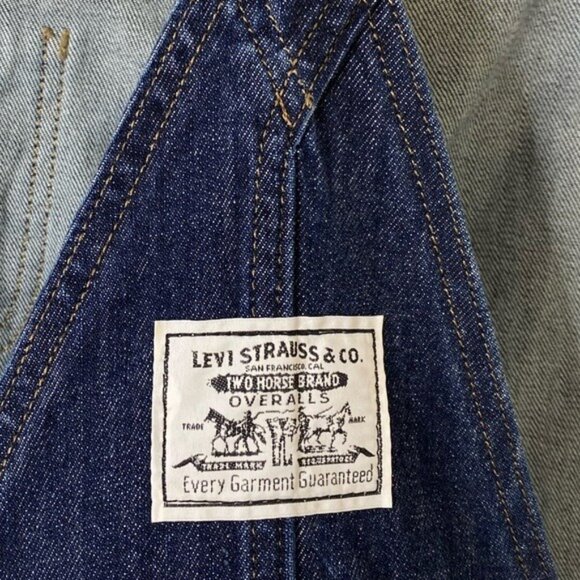 Levi’s Premium Bib Denim Overalls NWT 18W - Picture 6 of 12